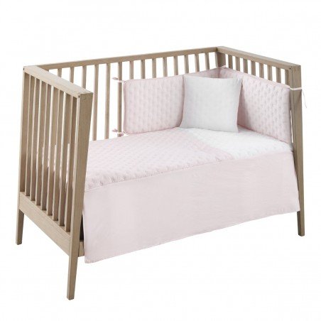 JEU 2 PCS.DESSU DE LIT 60 SOFT ROSE 60x120x3 CM