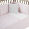 JEU 2 PCS.DESSU DE LIT 60 SOFT ROSE 60x120x3 CM