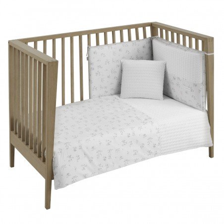 JGO 2 PCS.F.NORDICA CUNA 60 MERLO CRUDO 100x140x3 CM