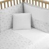 JGO 2 PCS.F.NORDICA CUNA 60 MERLO CRUDO 100x140x3 CM