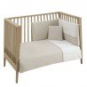 JEU 2 PCS.HOUSSE DE COUETTE 60 LINO ROSE 100x140x3 CM