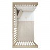 JEU 2 PCS.HOUSSE DE COUETTE 60 LINO ROSE 100x140x3 CM