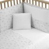 JEU 2 PCS.HOUSSE DE COUETTE 70 MERLO ECRU 110x170x3 CM