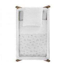 PETIT LIT PIEDS X BOIS UNE MERLO ECRU/NATURAL 55x87x74 CM