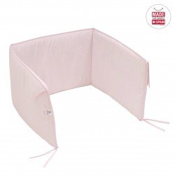 COT BUMPER 60 180x40x3 CM LISO E ROSA EMPOLVADO