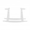 PORTACESTONE DI LEGNO - CUCO LISO E 46.5x86x48.5 CM BIANCO
