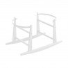 CESTONE PALMA FODERATO+PORTA B PLUMETI ROSA/BIANCO 39x80x61 CM