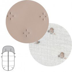 SACCO P.PASSEGGINO UNIVERSALE TWIN BEIGE 45x98x3 CM