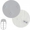 SACCO P.PASSEGGINO UNIVERSALE TWIN GRAU 45x98x3 CM