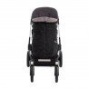 UNIVERSAL FOOTMUFF STROLLER CRIPSI BLACK 45x98x3 CM