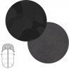 UNIVERSAL FOOTMUFF STROLLER CRIPSI BLACK 45x98x3 CM