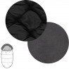 CHANCELI?RE POUSSETTE OSLO BARBOUR NOIR 50x100x8 CM