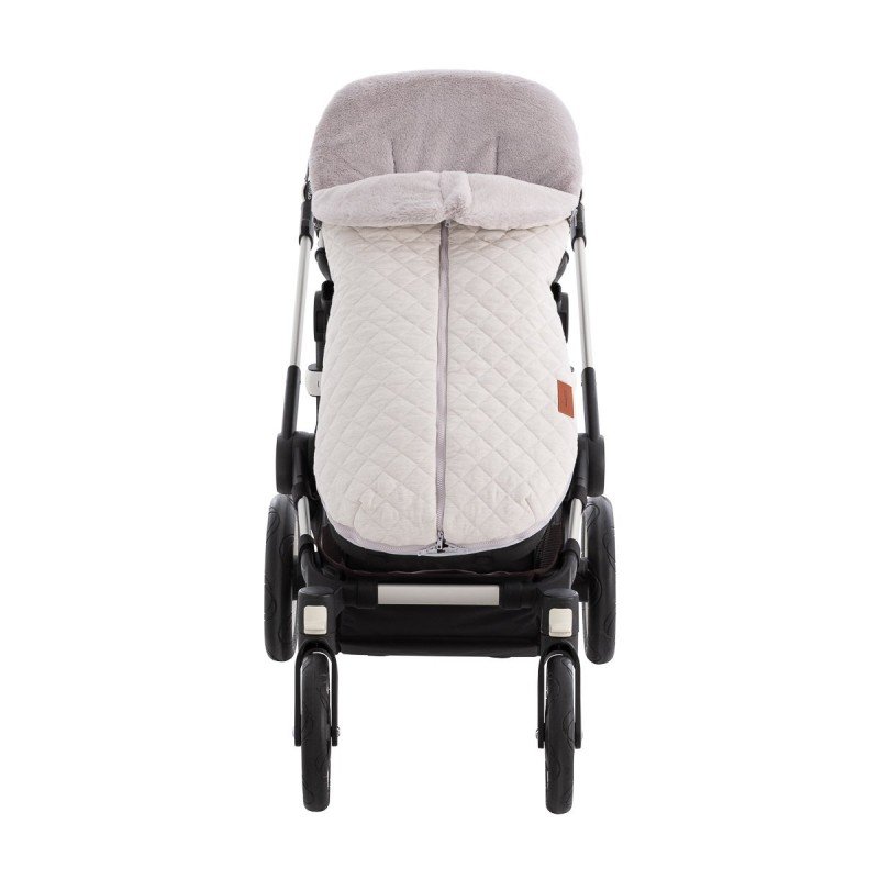 UNIVERSAL FOOTMUFF STROLLER VIELLA GREY 45x98x3 CM