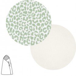 SACCO NANNA PER PASSEGGINO ANIMAL PRINT MINT 40x80x5 CM