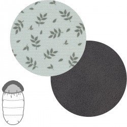 FOOTMUFF STROLLER OSLO FRESH MINT 50x100x8 CM