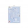 PANTALONCINI NEONATO VELLUTO LISO AZURRO