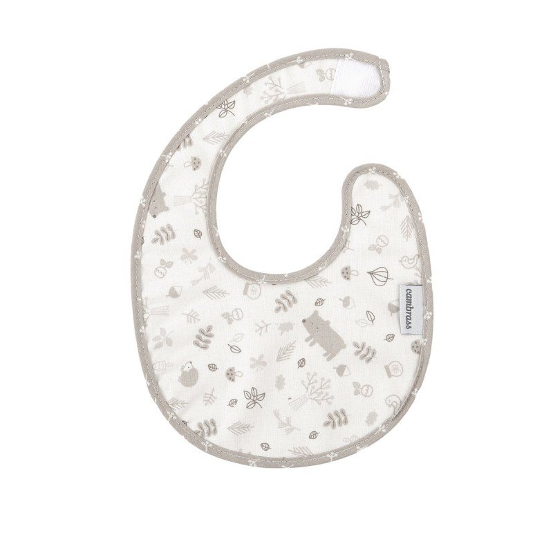 BAVOIR ROND VELCRO ABETE BEIGE 16x19x1 CM