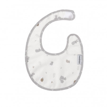 BABERO REDONDO CON VELCRO ARDI GRIS 16x19x1 CM