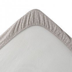 2 DRAP HOUSSE - LIT 60 60x120x17 CM ABETE BEIGE