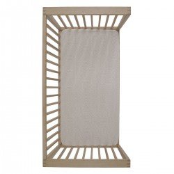 2 DRAP HOUSSE - LIT 60 60x120x17 CM ABETE BEIGE