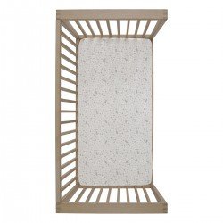 2 DRAP HOUSSE - LIT 60 60x120x17 CM ABETE BEIGE