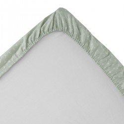2 DRAP HOUSSE - PETIT LIT 50x82x10 CM ARDI VERT