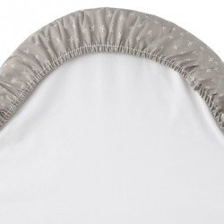 2 DRAP HOUSSE-COUFFIN/POUSSETT 35x80x7 CM ABETE BEIGE