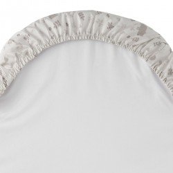 2 DRAP HOUSSE-COUFFIN/POUSSETT 35x80x7 CM ABETE BEIGE