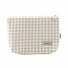 BOLSA ASEO VICKY BEIGE 6x28x20 CM