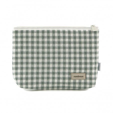 TROUSSE DE TOILETTE VICKY VERT 6x28x20 CM