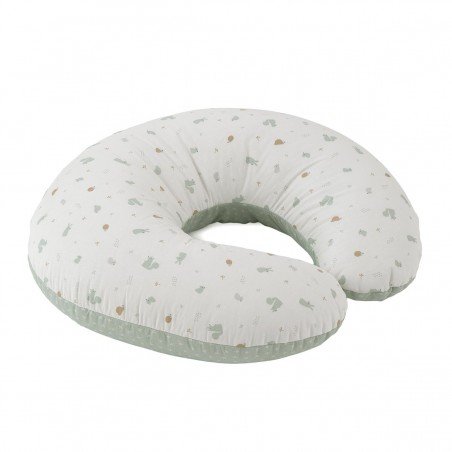CUSCINO ALLATTAMENTO PICCOLO 53x45x10 CM ARDI VERDE