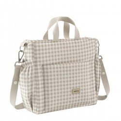 BOLSO MATERNAL PACK VICKY BEIGE 16x43x37 CM