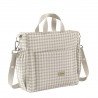 BOLSO MATERNAL PACK VICKY BEIGE 16x43x37 CM