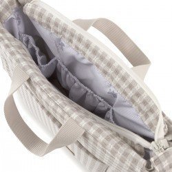BOLSO MATERNAL PACK VICKY BEIGE 16x43x37 CM