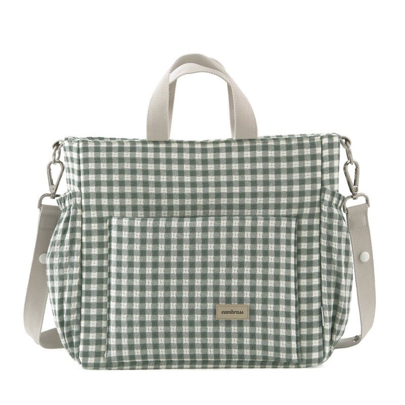 BOLSO MATERNAL PACK VICKY VERDE 16x43x37 CM