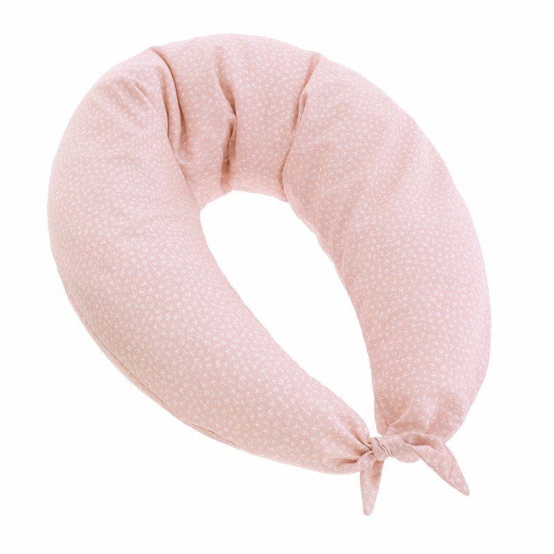 NURSING PILLOW MOON 80x185x16 CM LIBERTY PINK