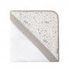 SERVIETTE DE BAIN A CAPUCHE 100x100x1 CM ABETE BEIGE