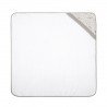 SERVIETTE DE BAIN A CAPUCHE 100x100x1 CM ABETE BEIGE