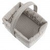 LAYETTE BASKET 22.5x29x29 CM ABETE BEIGE