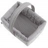 CORBEILLE MATELASSEE 22.5x29x29 CM ARDI GRIS