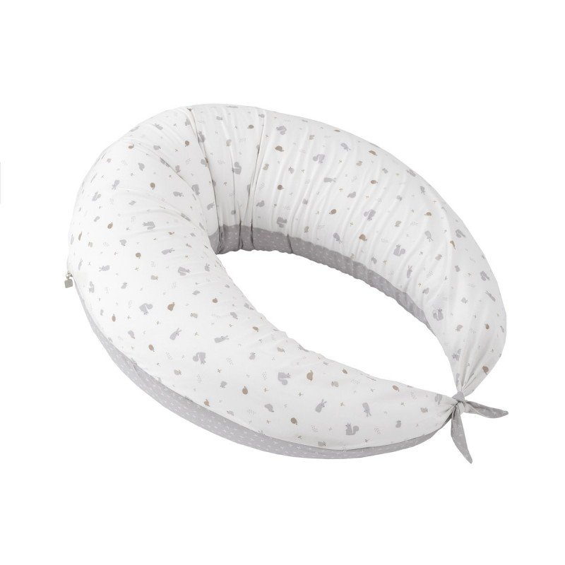 CUSCINO ALLATAMENTO LUNA 80x185x16 CM ARDI GRAU