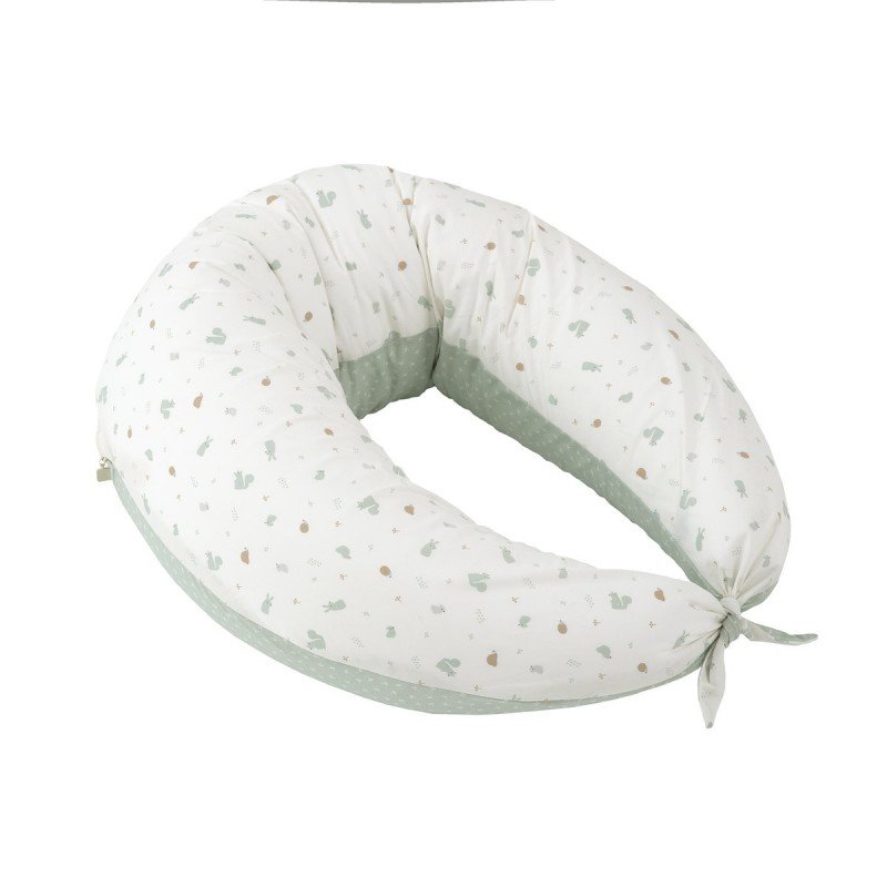 CUSCINO ALLATAMENTO LUNA 80x185x16 CM ARDI VERDE