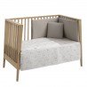 JEU 2 PCS.DESSU DE LIT 60 ABETE BEIGE 60x120x3 CM