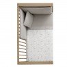 JEU 2 PCS.DESSU DE LIT 60 ABETE BEIGE 60x120x3 CM