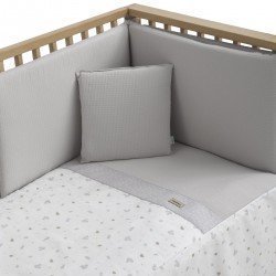 JGO 2 PCS.COLCHA I-V. CUNA 60 ARDI GRIS 60x120x3 CM