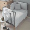 JGO 2 PCS.COLCHA I-V. CUNA 60 ARDI GRIS 60x120x3 CM