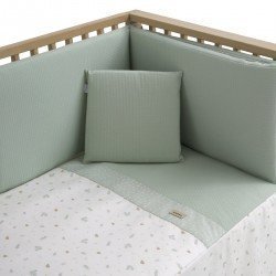 JEU 2 PCS.DESSU DE LIT 60 ARDI VERT 60x120x3 CM