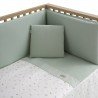 JEU 2 PCS.DESSU DE LIT 60 ARDI VERT 60x120x3 CM
