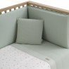 JEU 2 PCS.HOUSSE DE COUETTE 70 ARDI VERT 110x170x3 CM