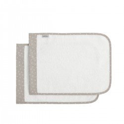 SET 2 TOWEL ABETE BEIGE 25x35x1 CM